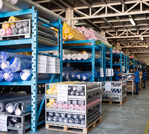 Export ready textile material supply